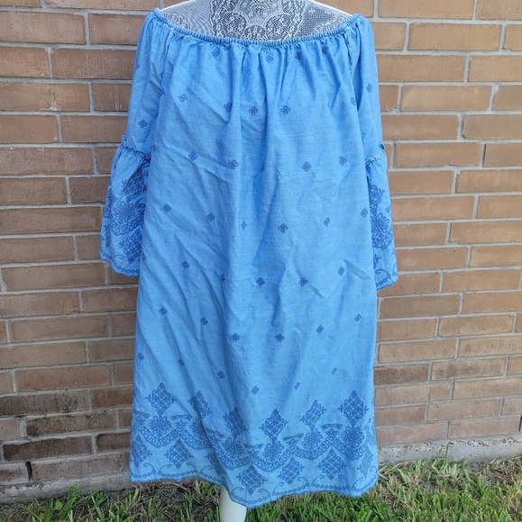 Womens Denim Dress St Johns Bay 